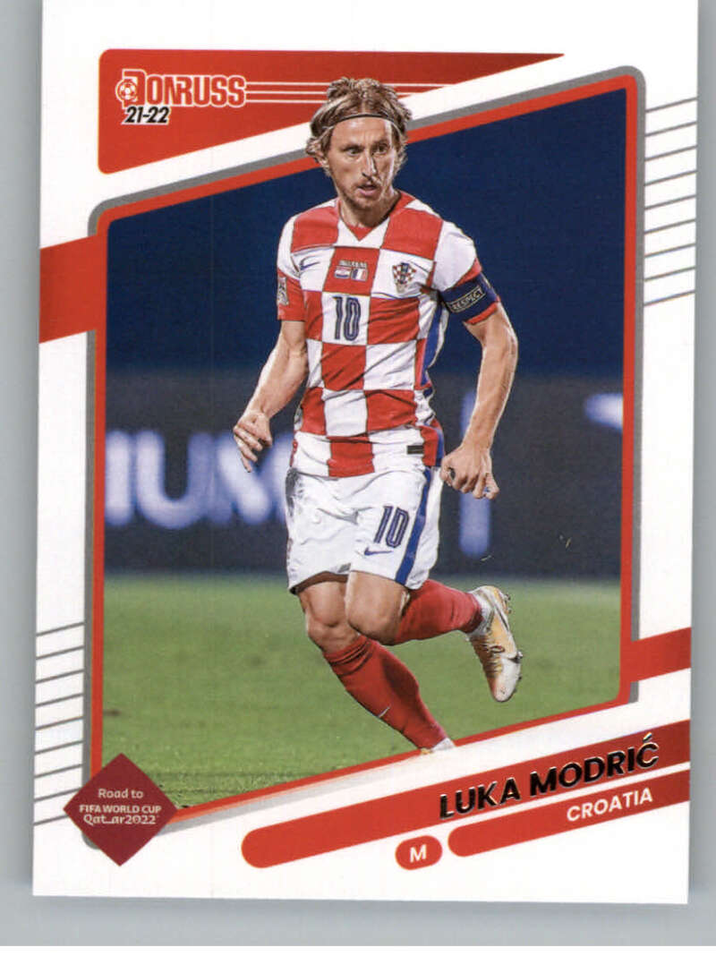 2021-22 Donruss Road to Qatar #37 Luka Modric Croatia V86371 Image 1