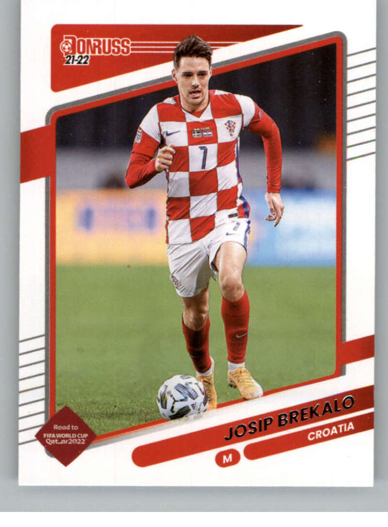 2021-22 Donruss Road to Qatar #40 Josip Brekalo Croatia V86372 Image 1