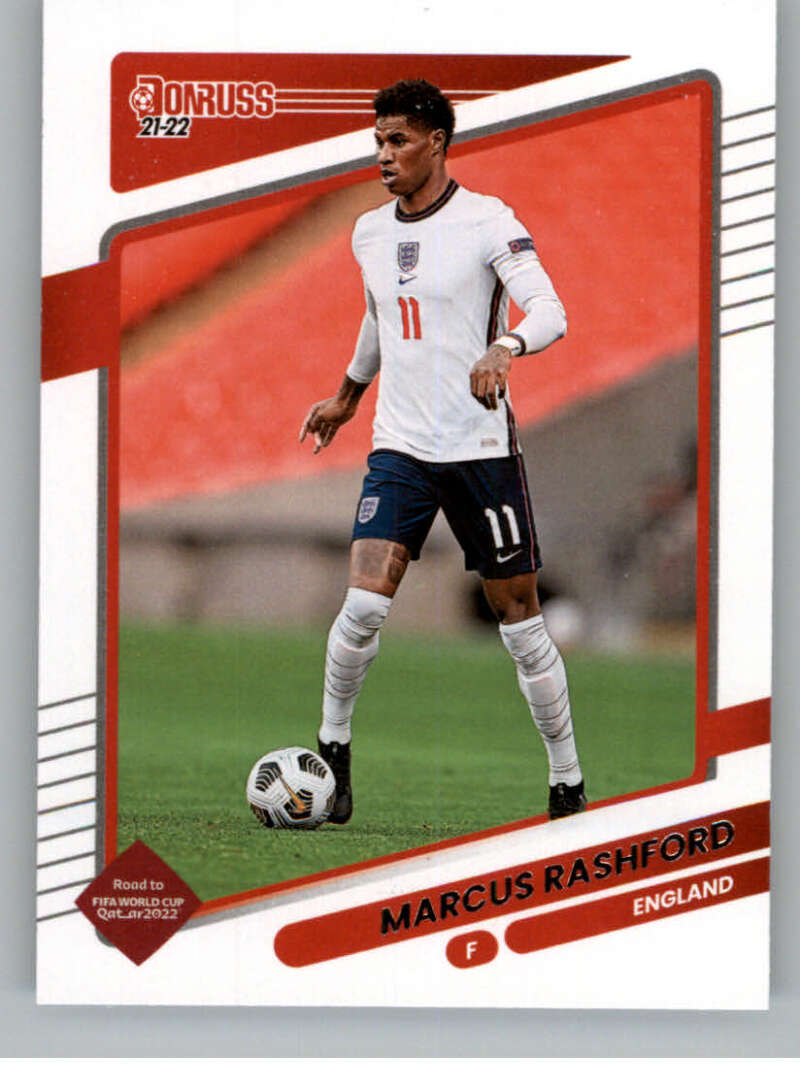 2021-22 Donruss Road to Qatar #55 Marcus Rashford England V86378 Image 1