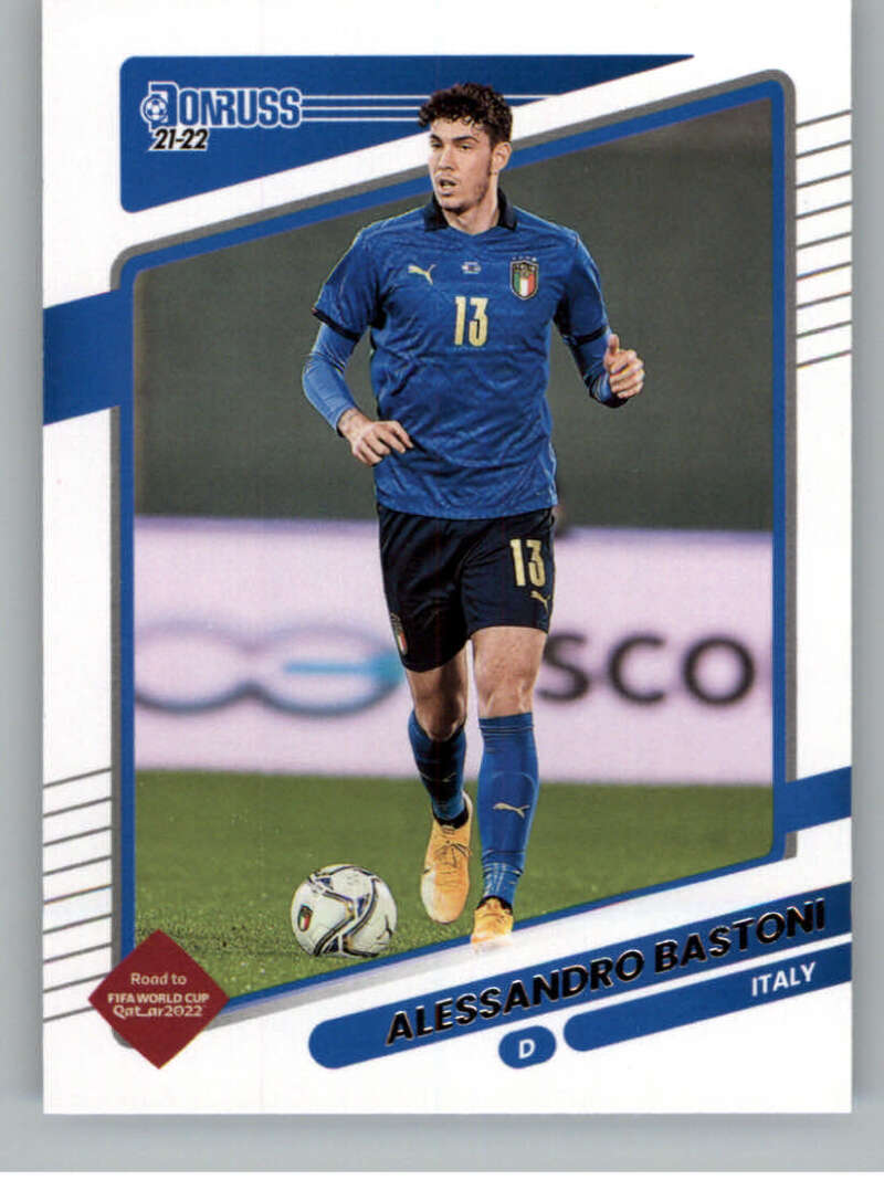 2021-22 Donruss Road to Qatar #76 Alessandro Bastoni Italy V86382 Image 1