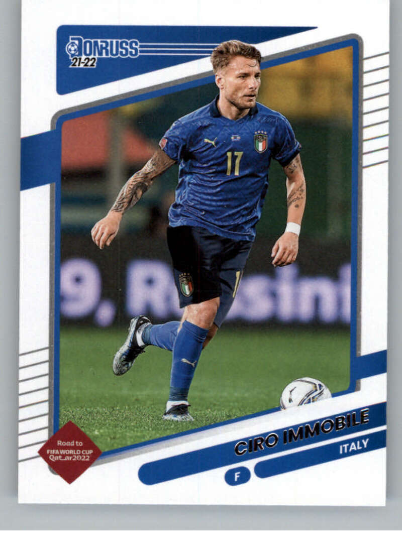 2021-22 Donruss Road to Qatar #79 Ciro Immobile Italy V86383 Image 1