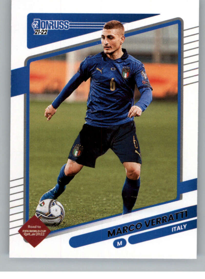 2021-22 Donruss Road to Qatar #83 Marco Verratti Italy V86386 Image 1