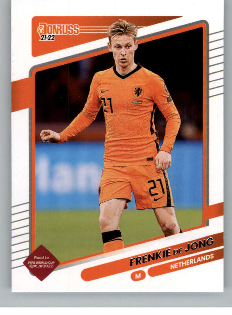 2021-22 Donruss Road to Qatar #93 Frenkie de Jong Netherlands V86389 Image 1