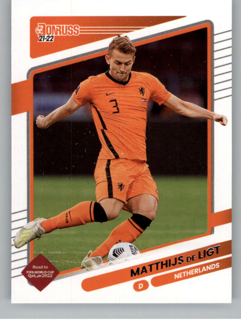 2021-22 Donruss Road to Qatar #97 Matthijs de Ligt Netherlands V86392 Image 1
