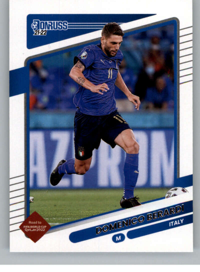 2021-22 Donruss Road to Qatar #128 Domenico Berardi Italy V86404 Image 1