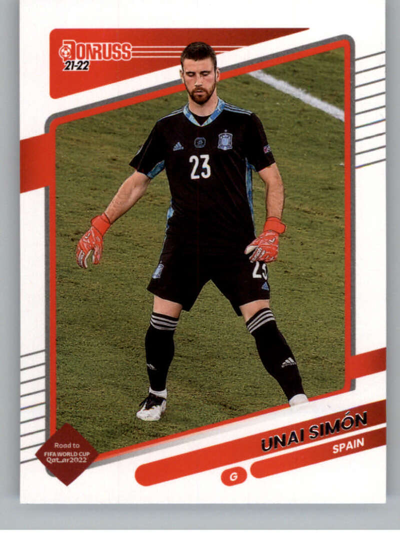 2021-22 Donruss Road to Qatar #130 Unai Simon Spain V86406 Image 1