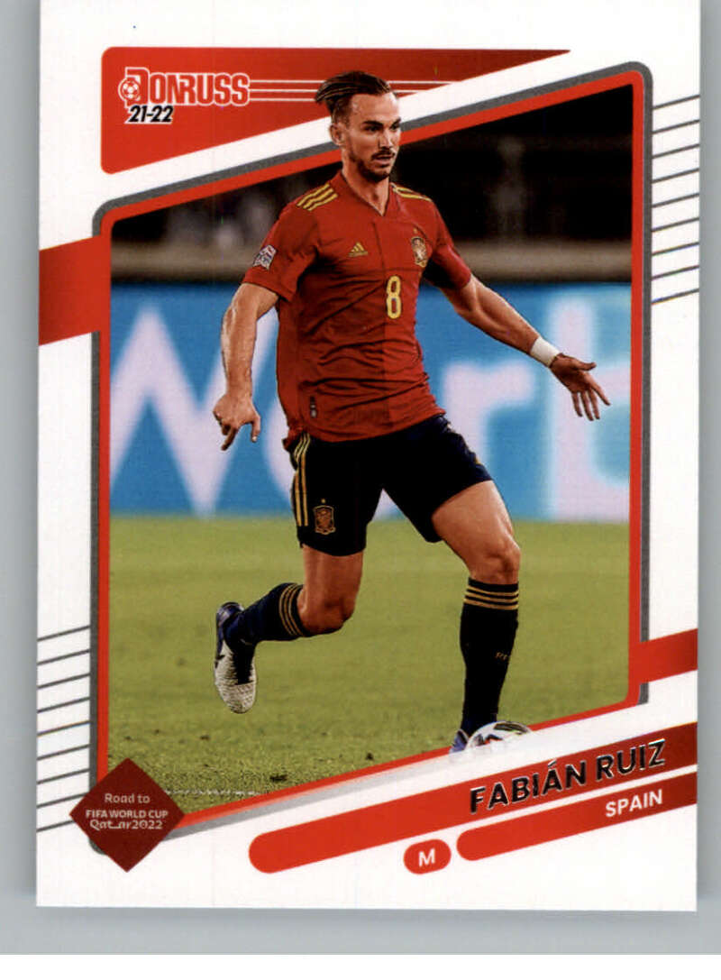 2021-22 Donruss Road to Qatar #143 Fabian Ruiz Spain V86412 Image 1