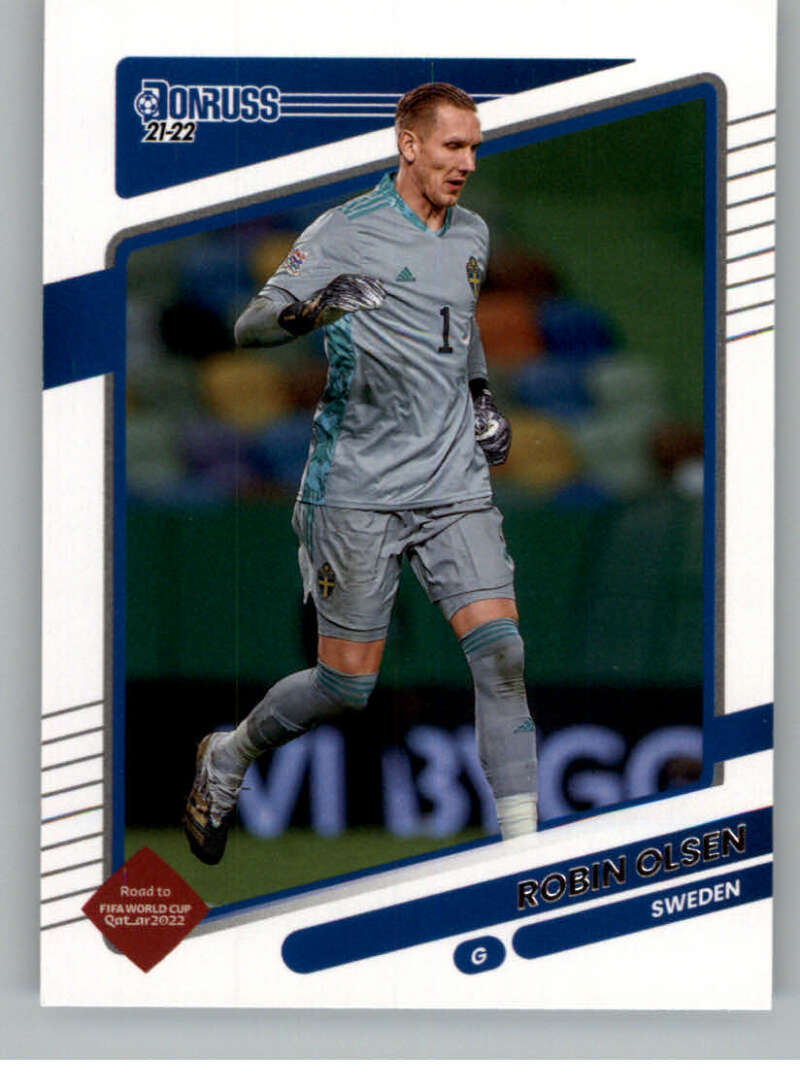 2021-22 Donruss Road to Qatar #156 Robin Olsen Sweden V86417 Image 1
