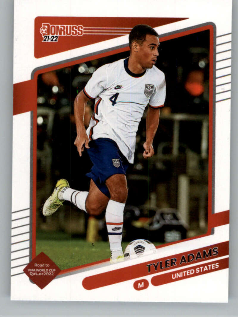 2021-22 Donruss Road to Qatar #166 Tyler Adams United States V86418 Image 1
