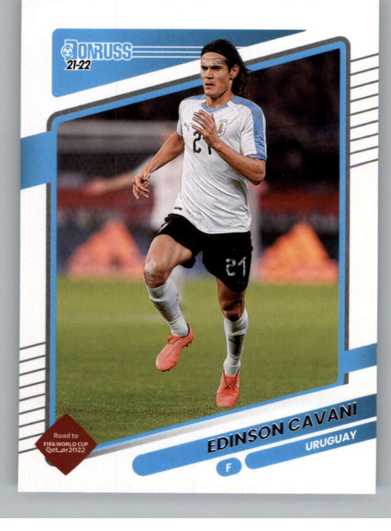 2021-22 Donruss Road to Qatar #168 Edinson Cavani Uruguay V86419 Image 1
