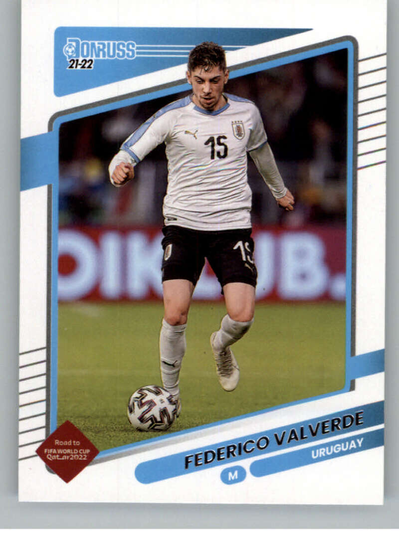 2021-22 Donruss Road to Qatar #170 Federico Valverde Uruguay V86421 Image 1