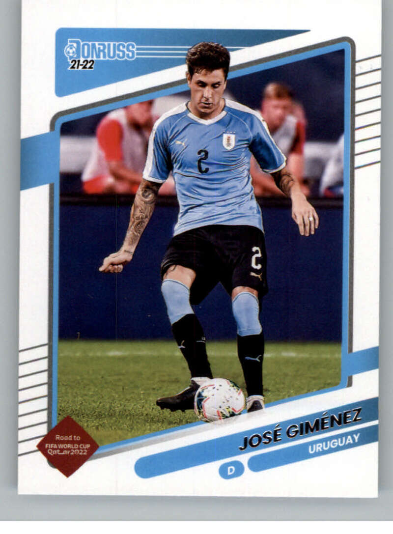 2021-22 Donruss Road to Qatar #171 Jose Gimenez Uruguay V86422 Image 1