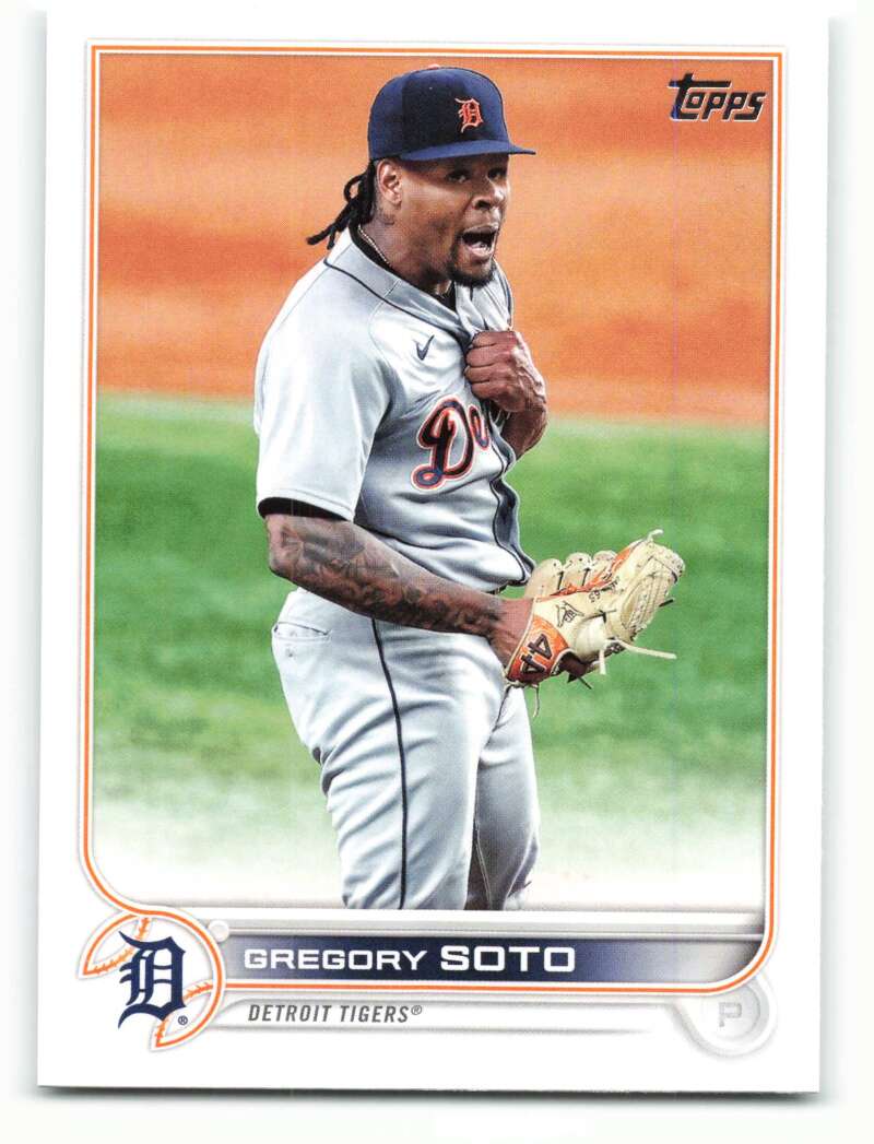 2022 Topps Baseball #17 Gregory Soto Detroit Tigers Image 1
