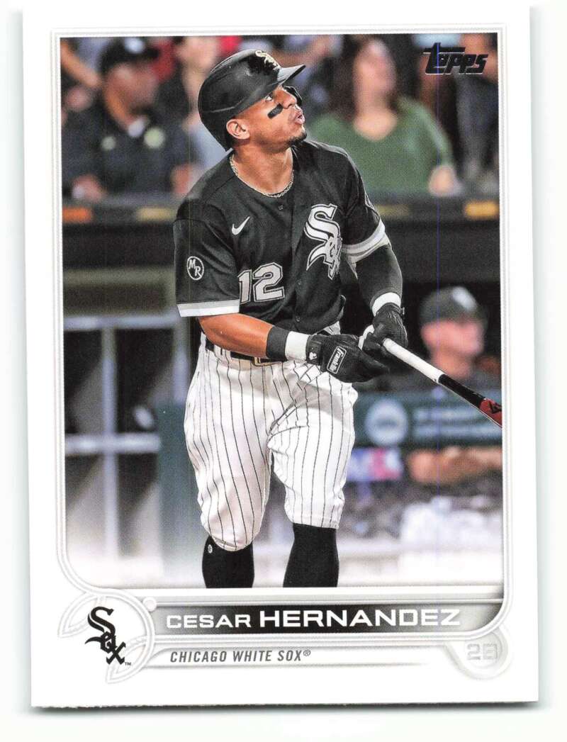 2022 Topps Baseball #28 Cesar Hernandez Chicago White Sox Image 1