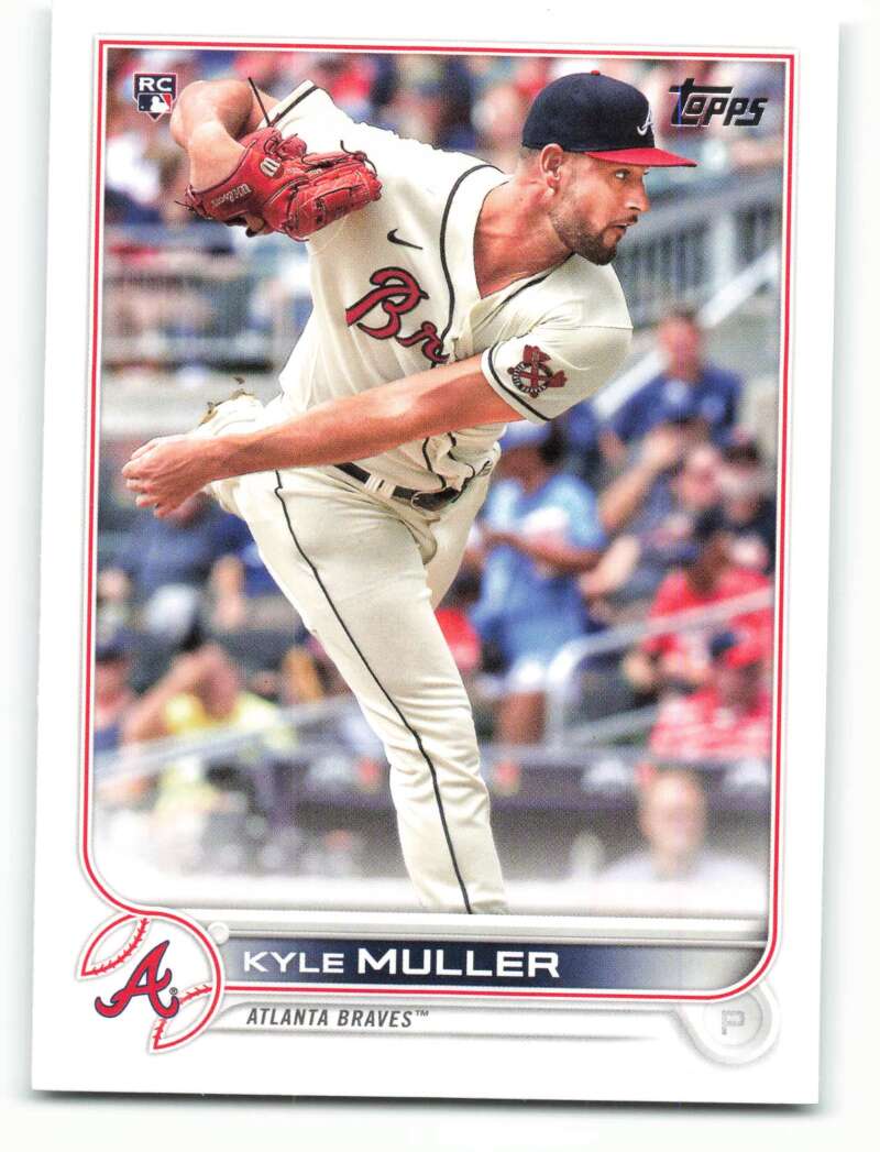 2022 Topps Baseball #30 Kyle Muller RC Rookie Atlanta Braves Image 1