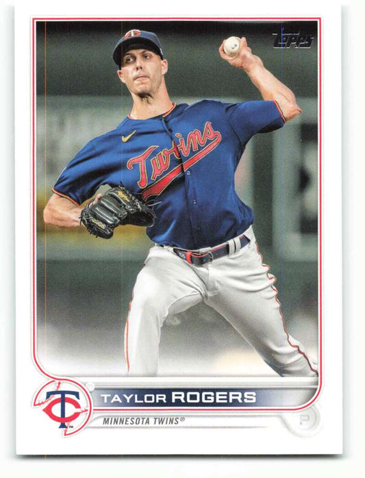 2022 Topps Baseball  #32 Taylor Rogers  Minnesota Twins  Image 1