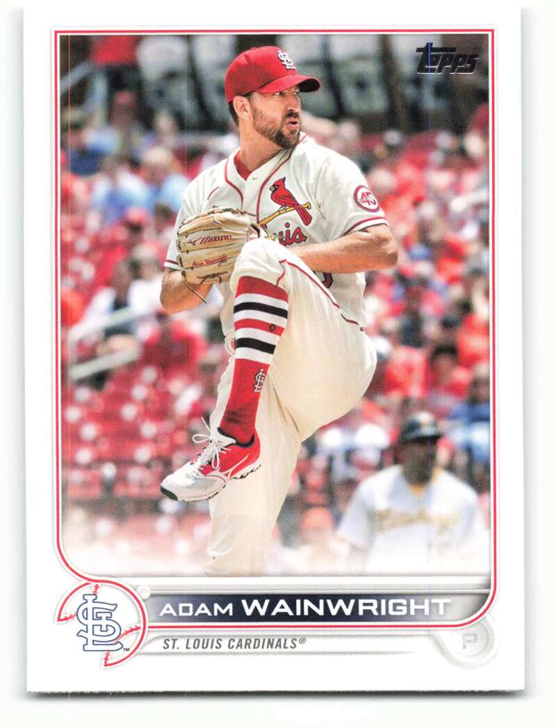 2022 Topps Baseball #34 Adam Wainwright St. Louis Cardinals Image 1