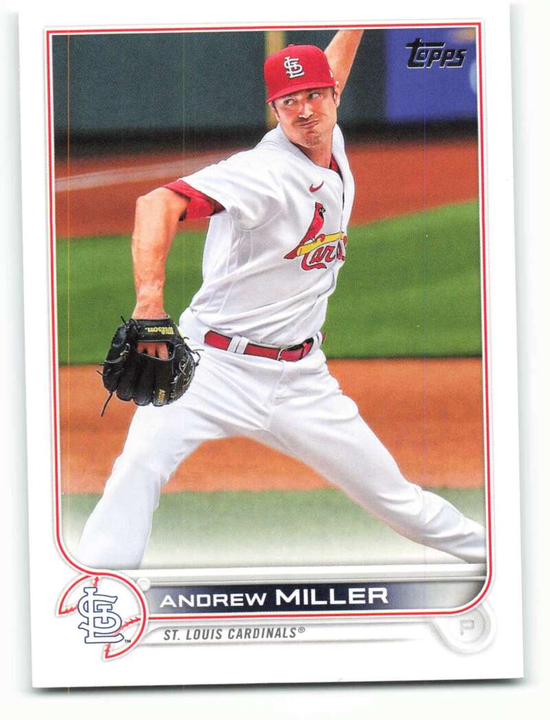 2022 Topps Baseball #39 Andrew Miller St. Louis Cardinals Image 1