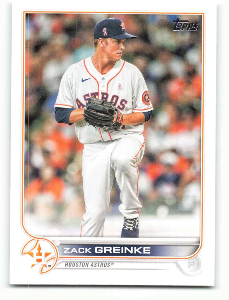2022 Topps Baseball #51 Zack Greinke Houston Astros Image 1