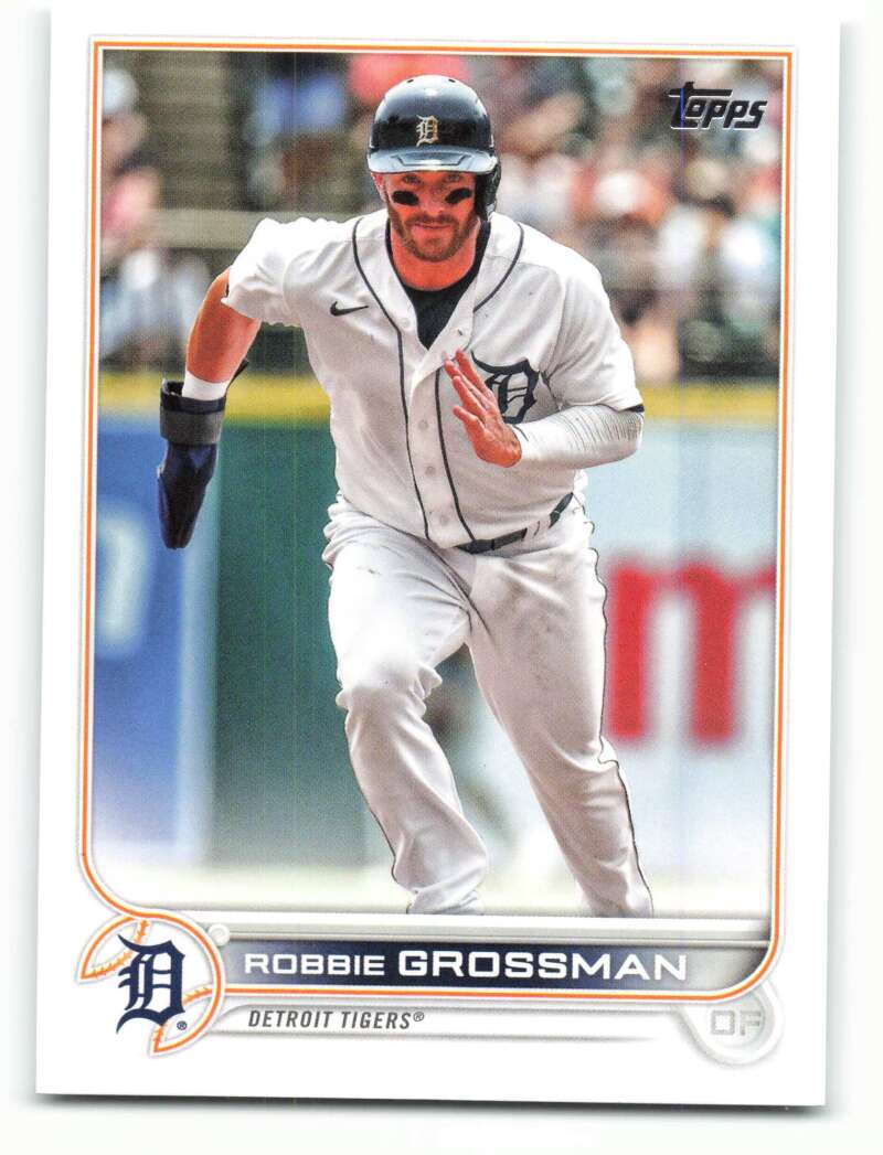 2022 Topps Baseball #55 Robbie Grossman Detroit Tigers Image 1