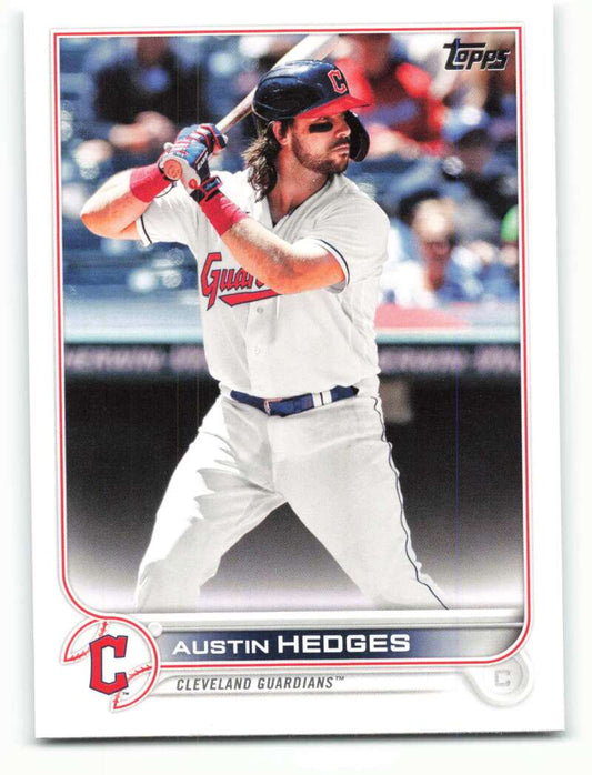 2022 Topps Baseball  #65 Austin Hedges  Cleveland Guardians  Image 1