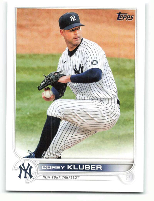 2022 Topps Baseball  #69 Corey Kluber  New York Yankees  Image 1