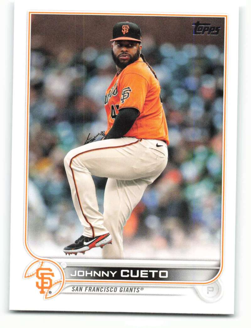 2022 Topps Baseball #73 Johnny Cueto San Francisco Giants Image 1