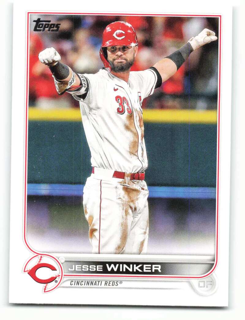 2022 Topps Baseball #81 Jesse Winker Cincinnati Reds Image 1