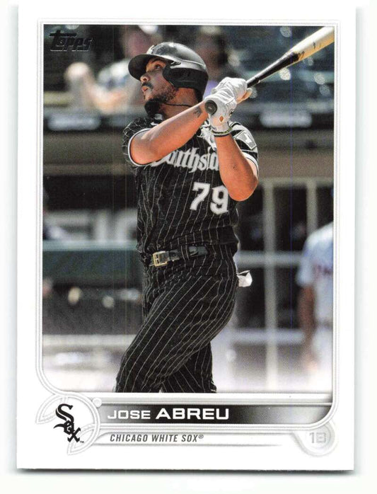 2022 Topps Baseball  #84 Jose Abreu  Chicago White Sox  Image 1