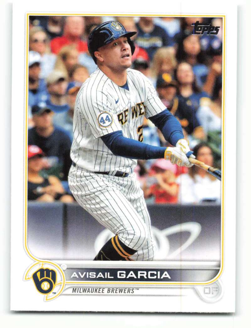 2022 Topps Baseball #92 Avisail Garcia Milwaukee Brewers Image 1