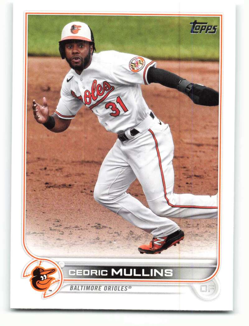 2022 Topps Baseball #94 Cedric Mullins Baltimore Orioles Image 1