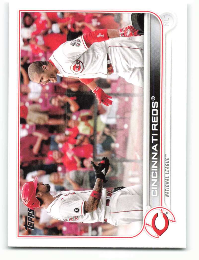 2022 Topps Baseball #96 Cincinnati Reds Image 1