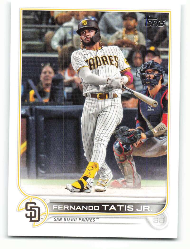 2022 Topps Baseball #100 Fernando Tatis Jr. San Diego Padres Image 1