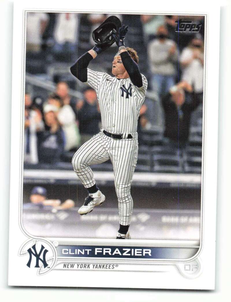 2022 Topps Baseball #101 Clint Frazier New York Yankees Image 1