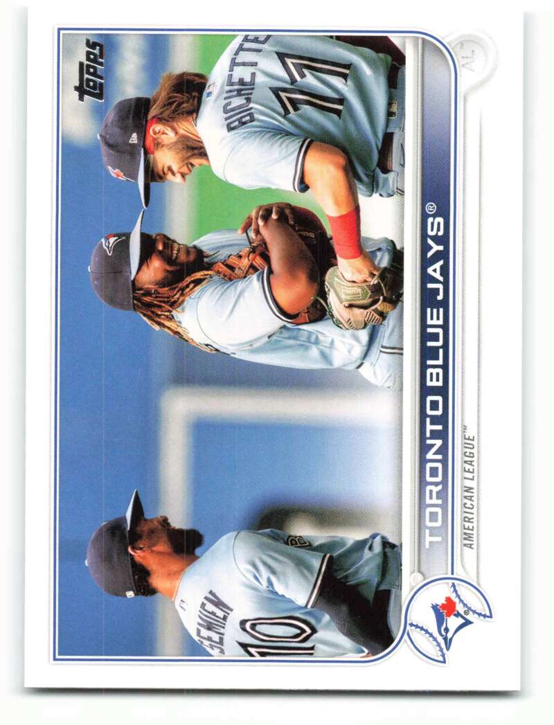2022 Topps Baseball #109 Toronto Blue Jays Image 1