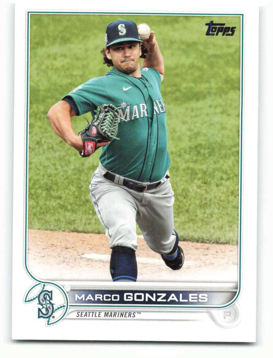 2022 Topps Baseball  #112 Marco Gonzales  Seattle Mariners  Image 1