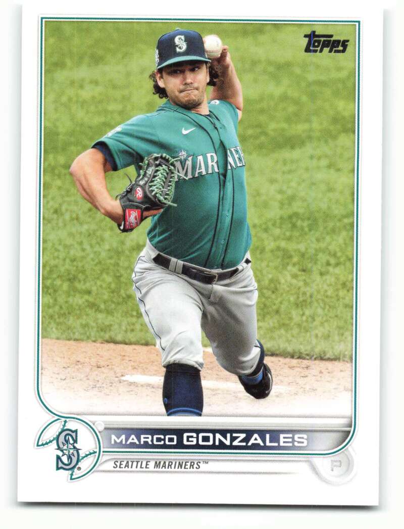 2022 Topps Baseball #112 Marco Gonzales Seattle Mariners Image 1