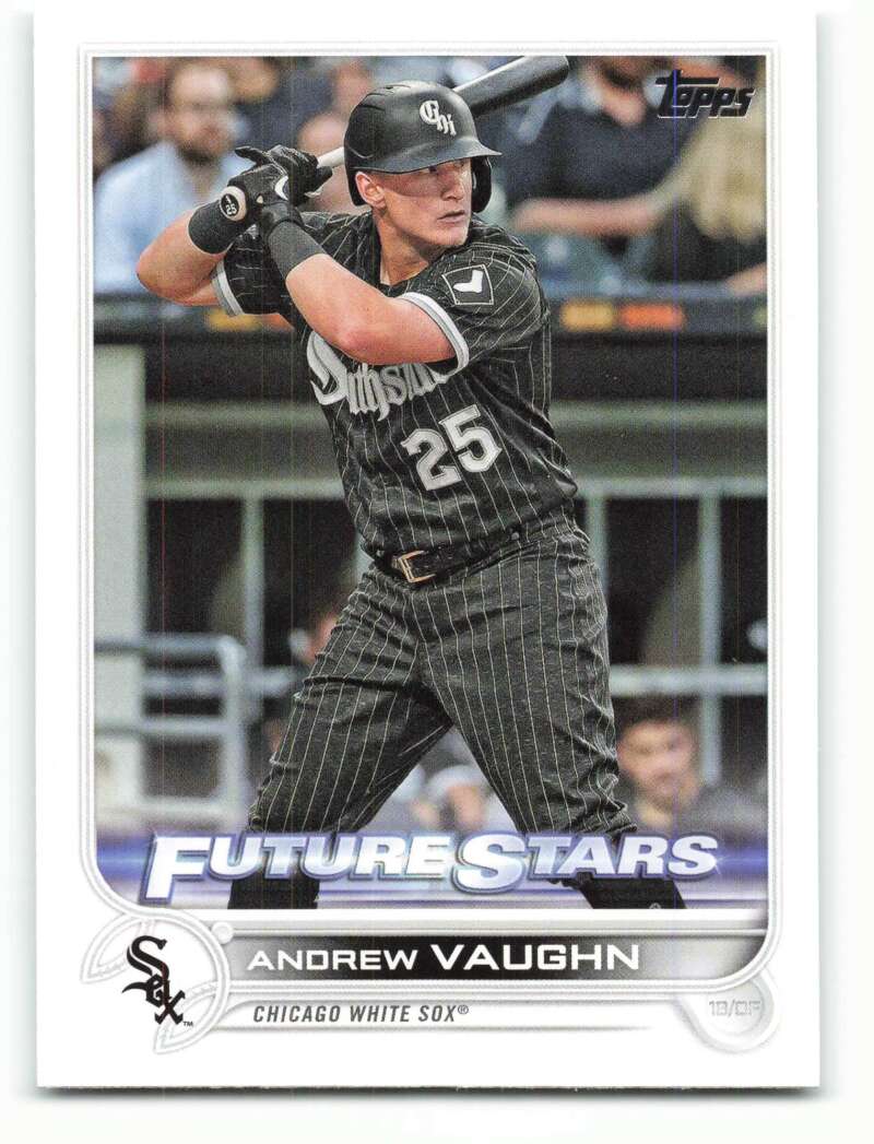 2022 Topps Baseball #120 Andrew Vaughn Chicago White Sox Image 1
