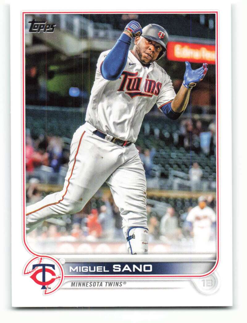 2022 Topps Baseball #123 Miguel Sano Minnesota Twins Image 1