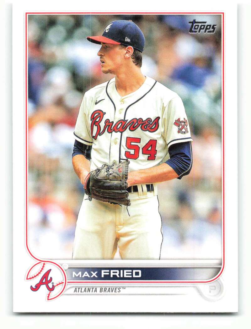 2022 Topps Baseball #129 Max Fried Atlanta Braves Image 1