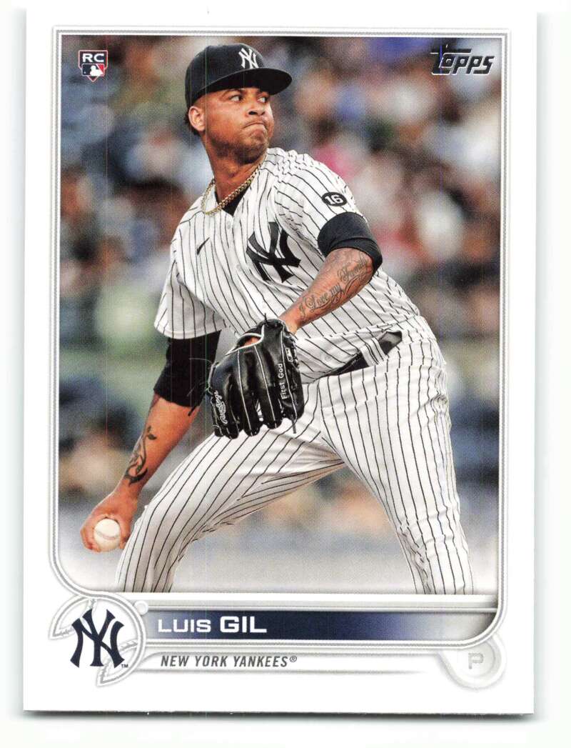 2022 Topps Baseball #131 Luis Gil RC Rookie New York Yankees Image 1