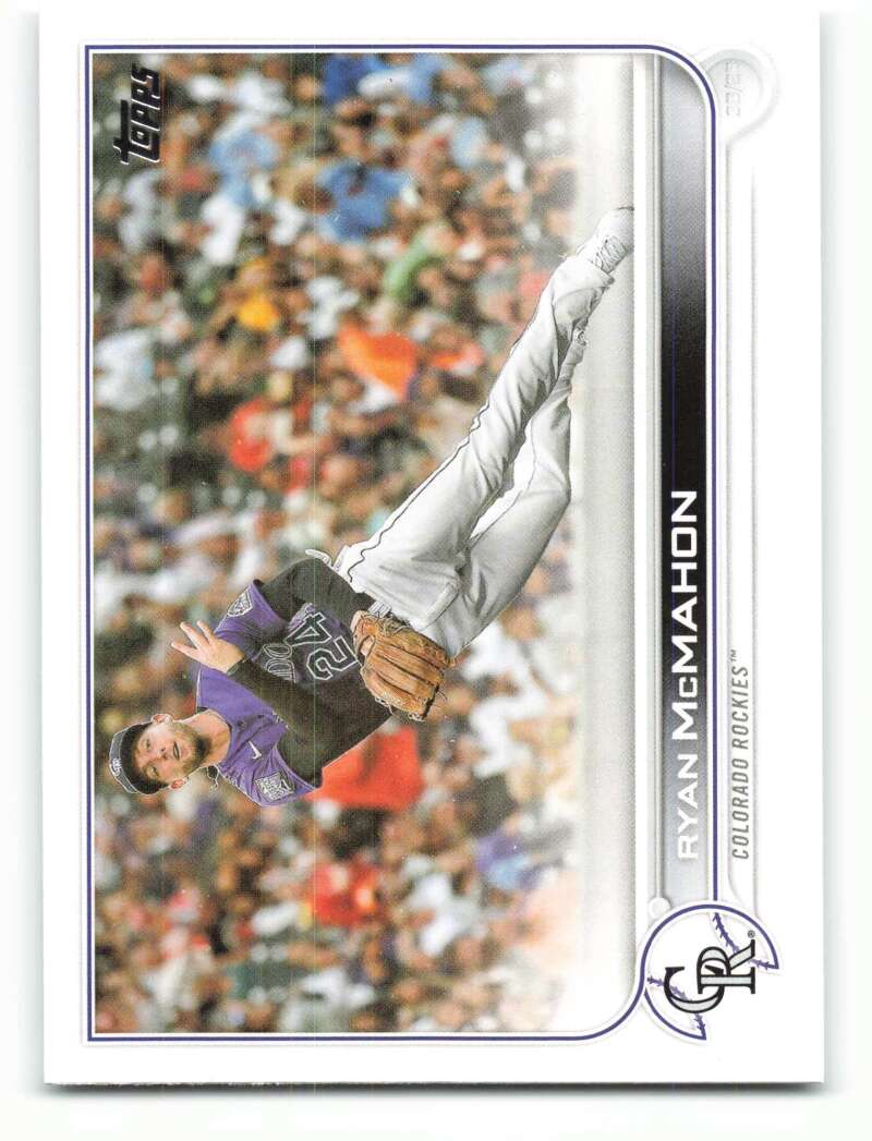 2022 Topps Baseball #132 Ryan McMahon Colorado Rockies Image 1