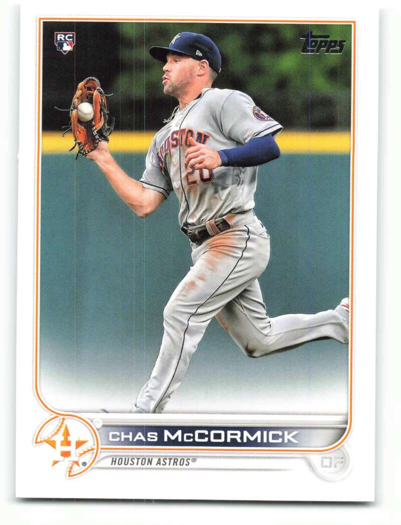 2022 Topps Baseball #135 Chas McCormick RC Rookie Houston Astros Image 1