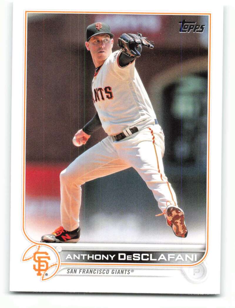 2022 Topps Baseball #137 Anthony DeSclafani San Francisco Giants Image 1