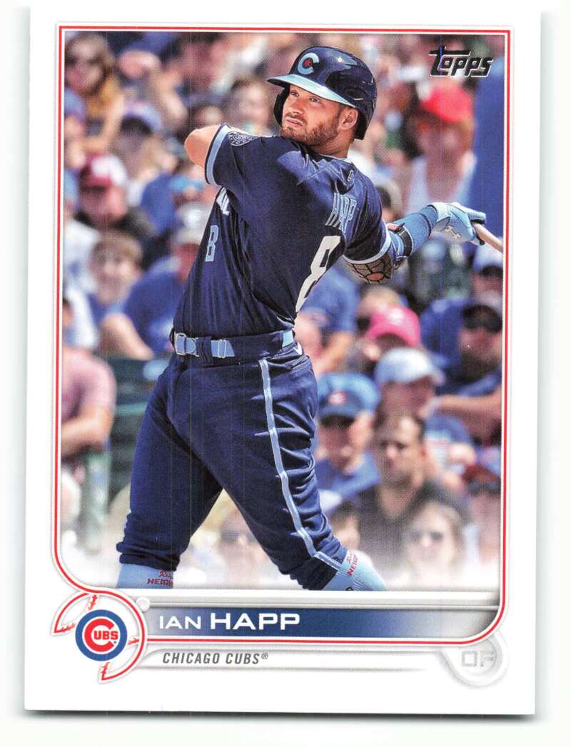 2022 Topps Baseball #143 Ian Happ Chicago Cubs Image 1
