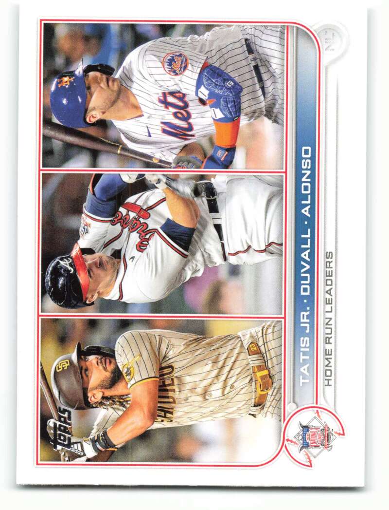 2022 Topps Baseball #146 Tatis Jr./Duvall/Alonso Image 1