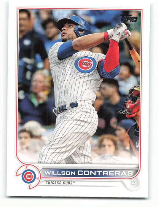 2022 Topps Baseball  #147 Willson Contreras  Chicago Cubs  Image 1
