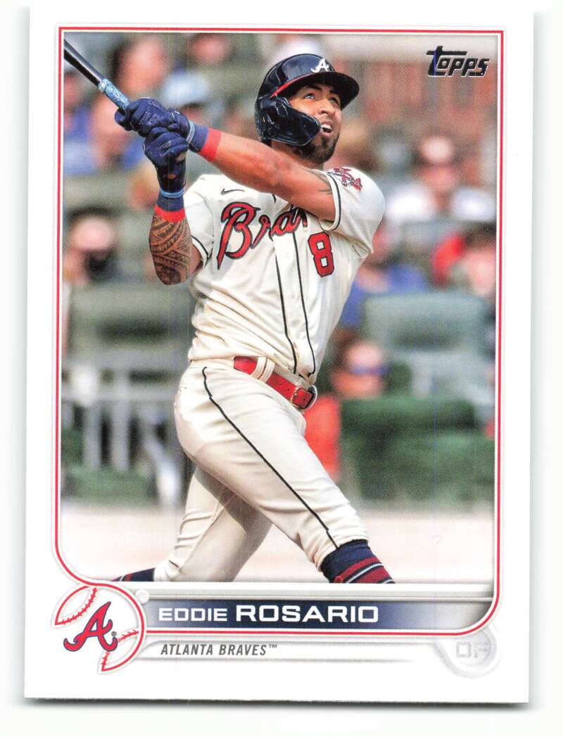 2022 Topps Baseball #153 Eddie Rosario Atlanta Braves Image 1