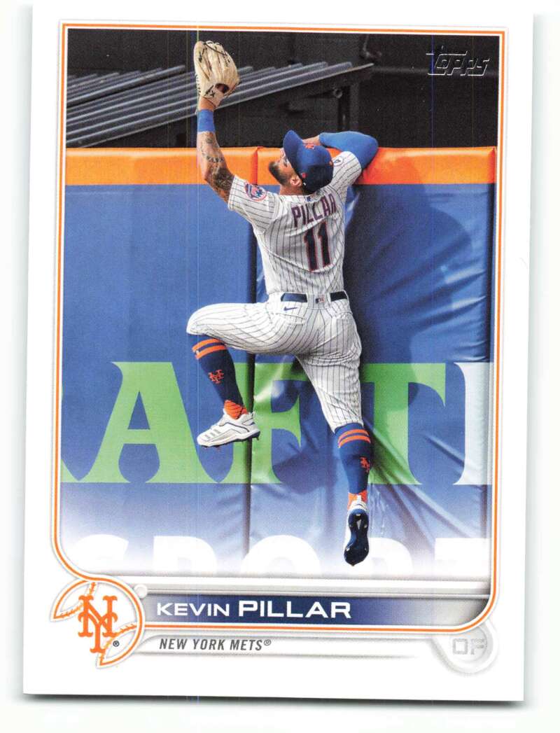 2022 Topps Baseball #170 Kevin Pillar New York Mets Image 1