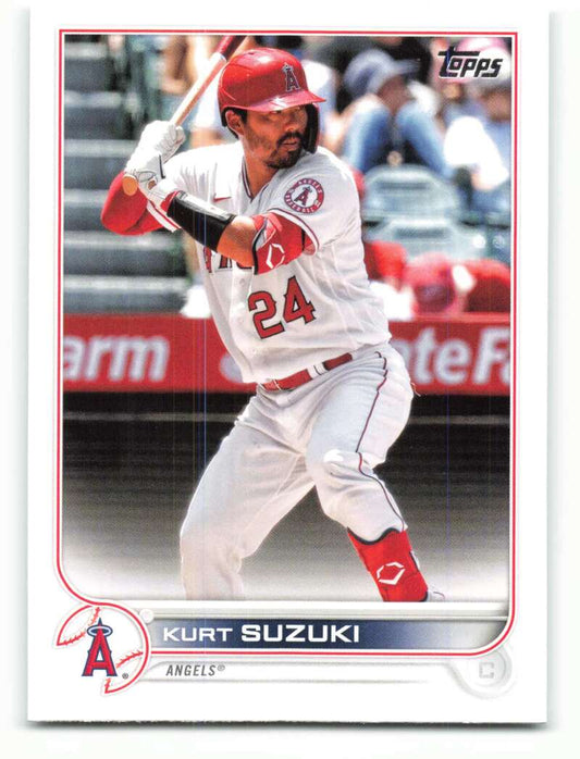 2022 Topps Baseball  #171 Kurt Suzuki  Los Angeles Angels  Image 1